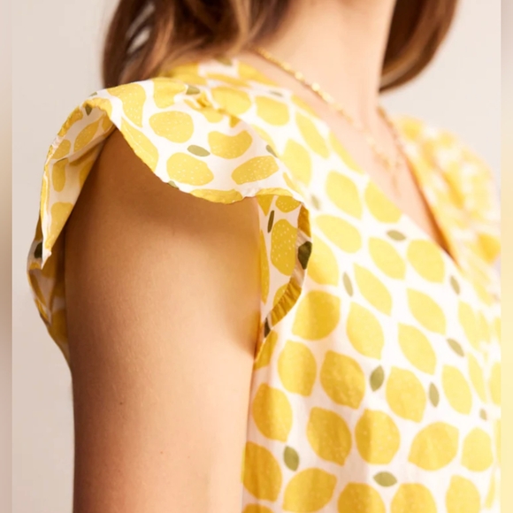 NWT May midi dress, lemons - Picture 4 of 6